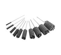 Brosses de rodage flexibles en carbure silicium Brosses de polissage à billes abrasives, grain 240, cylindre Flexible, 1 pièce, Φ4-110mm(L200xDia10mm)