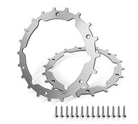 Brosses en Acier Inoxydable pour Tondeuse Gardena Sileno City 250 500 Life ébavurées avec amélioration de Traction pour Robot Tondeuse 14 vis en Acier Inoxydable pour Accessoires Roues Off Wheel212mm