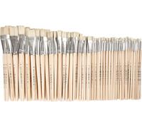 Brosses en bois, No. 00-22, manche court, 120pcs.