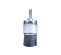 Brosses métalliques pour perceuse, Jeu de coupelles et brosses d'extrémité for roue métallique, nylon abrasif en acier au carbone, 4-32 mm, grain 120-800(0.23in(6mm) 320Grit)