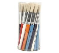 Brosses pour enfants Ronde 19 cm 30 pièces