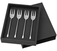 Broste Copenhagen 14479042 Lot de fourchettes à gâteau en acier inoxydable