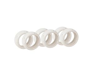 Broste Copenhagen Anneau de serviette Nordic Vanilla. paquet de 6 Cream with grains