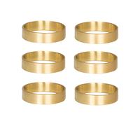 Broste Copenhagen Anneau de serviette Ring 6 pièces laiton mate