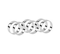 Broste Copenhagen Anneau de serviette Ring 6 pièces Silver finish
