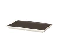 Broste Copenhagen Assiette Eli 17.6x20 cm Matte charcoal