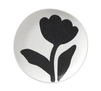 Broste Copenhagen Assiette Flora Ø15 cm Black-off white