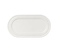 Broste Copenhagen Assiette ovale Stevns 27.5 cm Chalk white