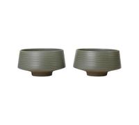 Broste Copenhagen Bol Miko Ø14 cm lot de 2 Dark green
