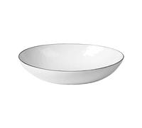 Broste Copenhagen Bol Salt 23x19.5x5 cm White-black rim