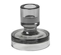 Broste Copenhagen Bougeoir Petra smoked pearl dark grey 8 cm