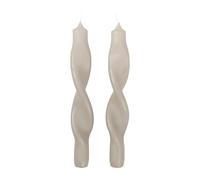 Broste Copenhagen Bougies torsadées Twist twisted candles 23 cm Lot de 2 Rainy day