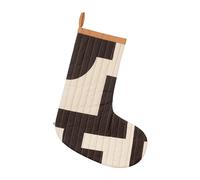 Broste Copenhagen Chaussette de Noël Karla Turkish coffee black