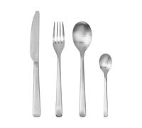 Broste Copenhagen Couverts Hune satin brossé 4 pièces Acier inoxydable
