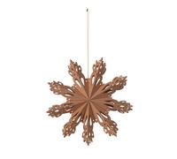 Broste Copenhagen Décoration de Noël Snowflake Indian tan Ø15 cm