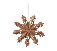 Broste Copenhagen Décoration de Noël Snowflake Indian tan Ø30 cm
