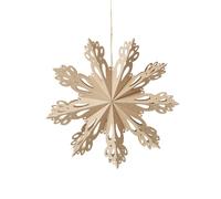 Broste Copenhagen Décoration de Noël Snowflake natural Ø30 cm