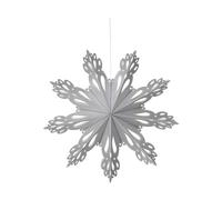 Broste Copenhagen Étoile de l’Avent Snowflake Argent. M