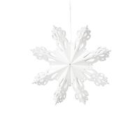 broste Copenhagen Étoile de Noël, Papier, Blanc, 15 cm