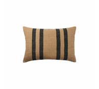 Broste Copenhagen Housse de coussin Sigrun Brown kelp-black. 40x60 cm