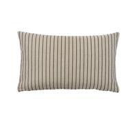 Broste Copenhagen Housse de coussin Karen Light beige-black. 30x50 cm