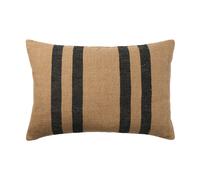 Broste Copenhagen Housse de coussin Sigrun Brown kelp-black. 40x60 cm