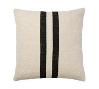 Broste Copenhagen Housse de coussin Sigrun Light beige-black. 50x50 cm
