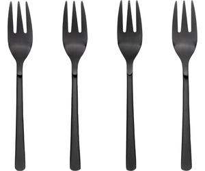 Broste Copenhagen HUNE Fourchette à gâteau Titanium Mat Black 4pcs.
