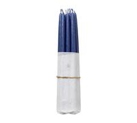 Broste Copenhagen Lot de 10 bougies anciennes trempées Broste Copenhagen Baja bleu