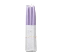 Broste Copenhagen Lot de 10 bougies anciennes trempées Broste Copenhagen Orchid lumière pourpre