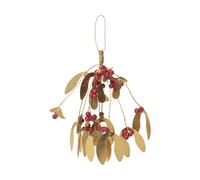 Broste Copenhagen Mistletoe suspension de sapin de Noël Deep Red