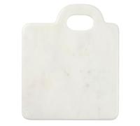 Broste Copenhagen Olina 70310654 Planche à Découper Carré Marbre Blanc 26 x 30 x 1,4 cm