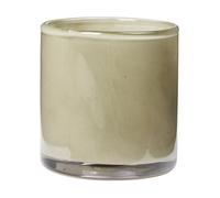 Broste Copenhagen Photophore Solai Hurricane Light Green. Ø8 cm