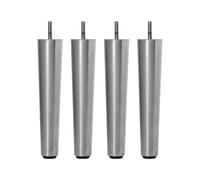 Broste Copenhagen Pied pour meubles Wind 20cm Lot de 4 Argenté