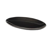 Broste Copenhagen Plat oval Nordic Coal 13.6x22 cm