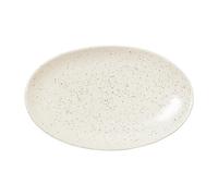 Broste Copenhagen Plat oval Nordic Vanilla 22 cm Cream with grains