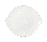 Broste Copenhagen Plat Pesce 30x34.6 cm Transparent white