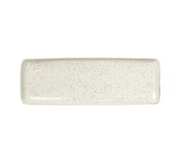Broste Copenhagen Plat rectangulaire Nordic Vanilla 12.5x35 cm Cream with grains