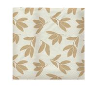 Broste Copenhagen Serviettes en papier Herbert 33x33 cm lot de 20 Beige-off white