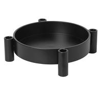 Broste Copenhagen Silke 71178025 Bougeoir Noir Ø 32 cm x 8 cm