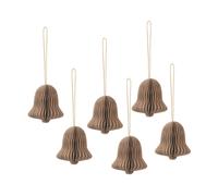 Broste Copenhagen Suspension cloche de Noël Chime Natural brown