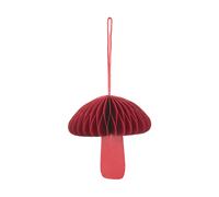 Broste Copenhagen Suspension de Noël Fungi Pompeian red