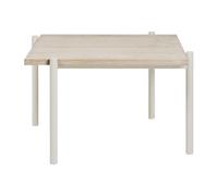 Broste Copenhagen Table basse Elaine 54.2x54.2 cm White ash