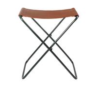 Broste Copenhagen Tabouret Nola cuir Forest green