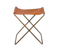 Broste Copenhagen Tabouret Nola cuir petit. 45 cm
