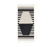 Broste Copenhagen Tapis Iselin 70x140 cm Black-off white