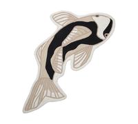Broste Copenhagen Tapis Koi 97x130 cm Black-beige
