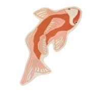 Broste Copenhagen Tapis Koi 97x130 cm Pumpkin orange