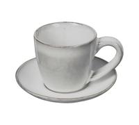 Broste Copenhagen Tasse à espresso avec soucoupe Nordic Sand 5 cl