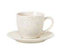 Broste Copenhagen Tasse avec soucoupe Nordic Vanilla 15 ream with grains